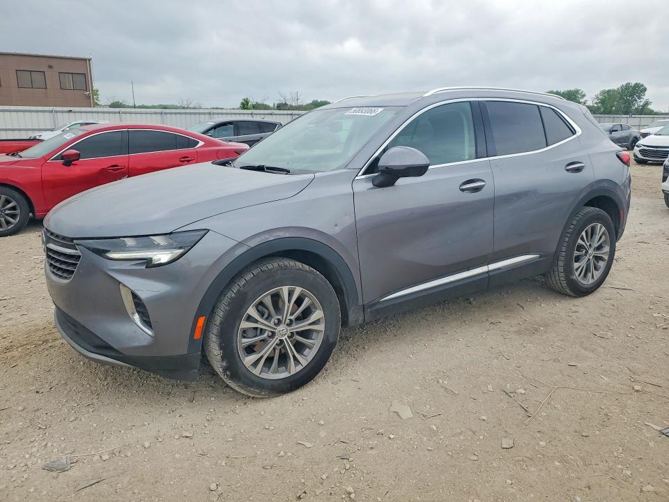 2022 Buick Envision VIN LRBAZLR41ND109566 COPART salvage auction — HAIL, Ks - Cert Of Title-Salvage, sold $5,700 on 2026-07-09 (photo 1)