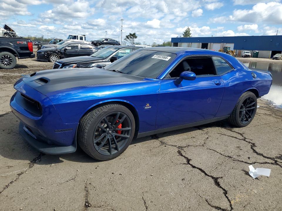 2021 Dodge Challenger VIN 2C3CDZFJ2MH563935 COPART salvage auction — REAR END, Id - Salvage Certificate Of Title, sold $13,600 on 2026-07-28 (photo 1)