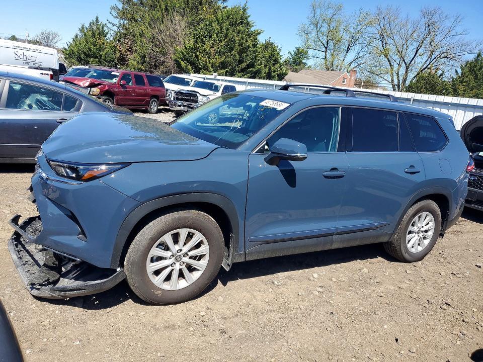 2026 Toyota Highlander VIN 5TDAAAB59TS125239 COPART salvage auction — FRONT END, Md - Cert Of Salvage > 75% Damage, sold $21,800 on 2026-07-13 (photo 1)