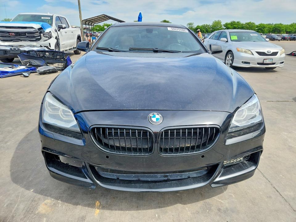 2015 BMW 6er VIN WBA6B8C55FD453460 COPART salvage auction — REAR END, Tx - Certificate Of Title (P), sold $6,300 on 2026-07-30 (photo 5)