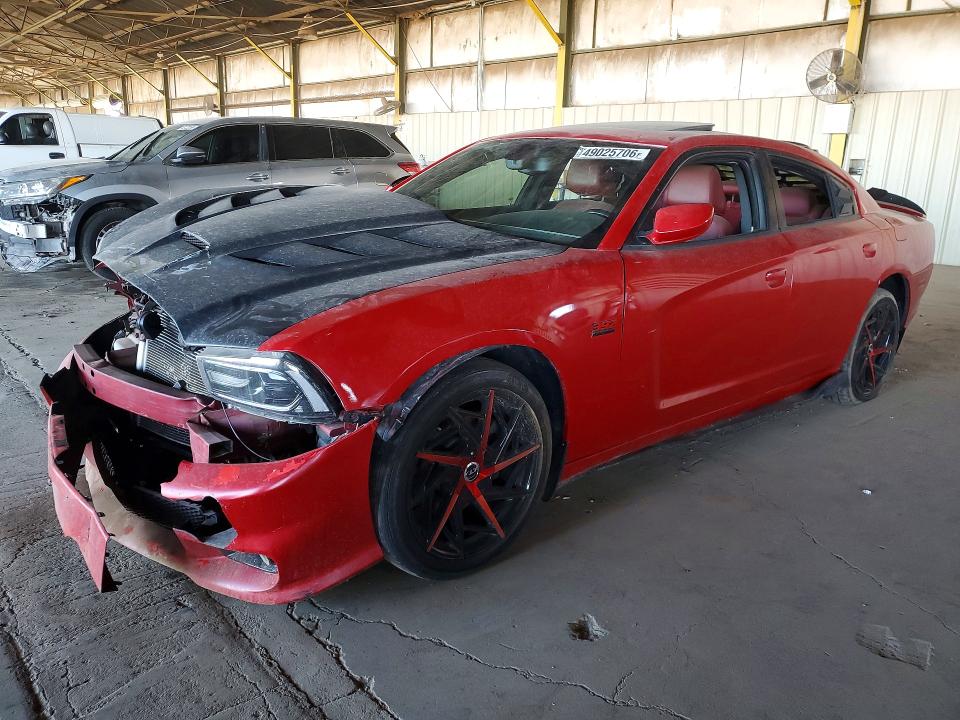 2011 Dodge Charger VIN 2B3CL5CT1BH512437 COPART salvage auction — FRONT END, Az - Cert Of Title - Salvage, sold $3,350 on 2026-07-08 (photo 1)