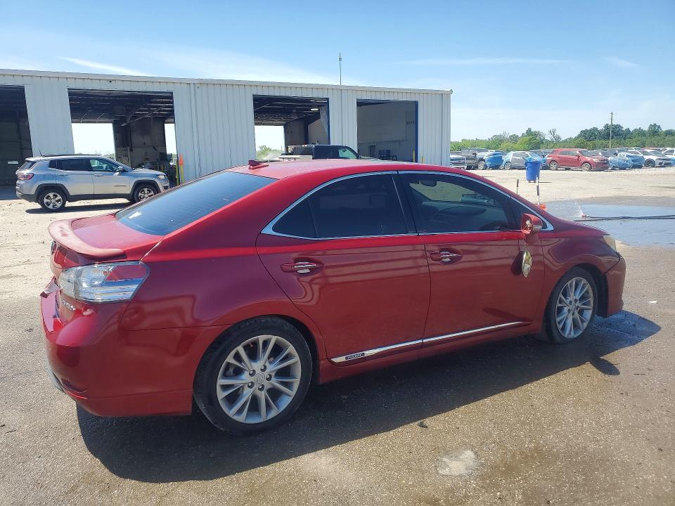 2010 Lexus Hs VIN JTHBB1BA7A2001178 COPART salvage auction — FRONT END, GA - CERT OF TITLE-SALVAGE, sold $80 on 2026-07-23 (photo 3)