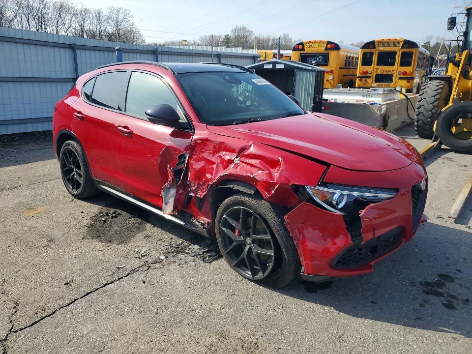 2020 Alfa romeo Stelvio VIN ZASPAKBN9L7C95246 COPART salvage auction — FRONT END, Pa - Certificate Of Salvage, sold $3,300 on 2026-07-28 (photo 4)