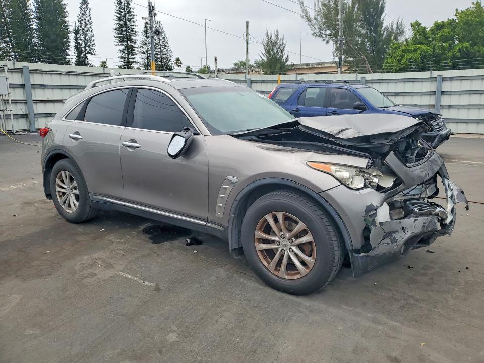 2011 Infiniti Fx VIN JN8AS1MU7BM711535 COPART salvage auction — FRONT END, FL - CERT OF TITLE SLVG REBUILDABLE, sold $550 on 2026-07-27 (photo 4)