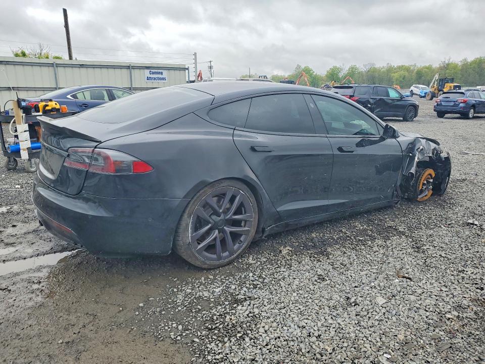 2021 Tesla VIN 5YJSA1E56MF449156 COPART salvage auction — FRONT END, Tn - Salvage Certificate, sold $12,700 on 2026-07-17 (photo 3)