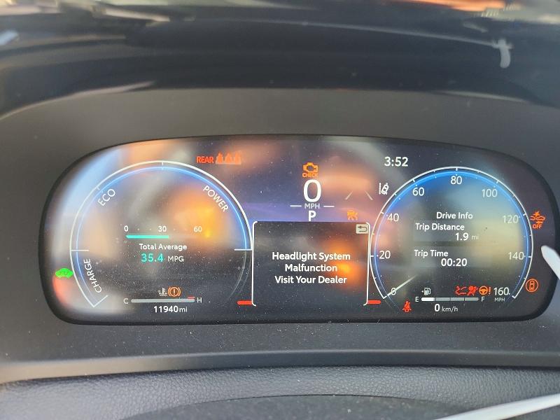 2025 Toyota Crown signia VIN JTDACAAJ6S3024085 COPART salvage auction — FRONT END, Co - Public - Salvage Title, sold $13,300 on 2026-07-02 (photo 9)