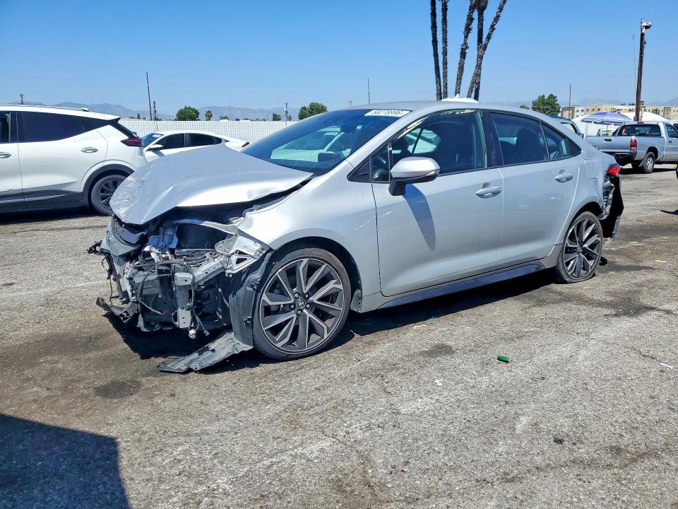 2020 Toyota Corolla VIN 5YFS4RCEXLP057308 COPART salvage auction — FRONT END, Ca - Lien Papers-Salvage Or Ac, sold $3,000 on 2026-07-17 (photo 1)