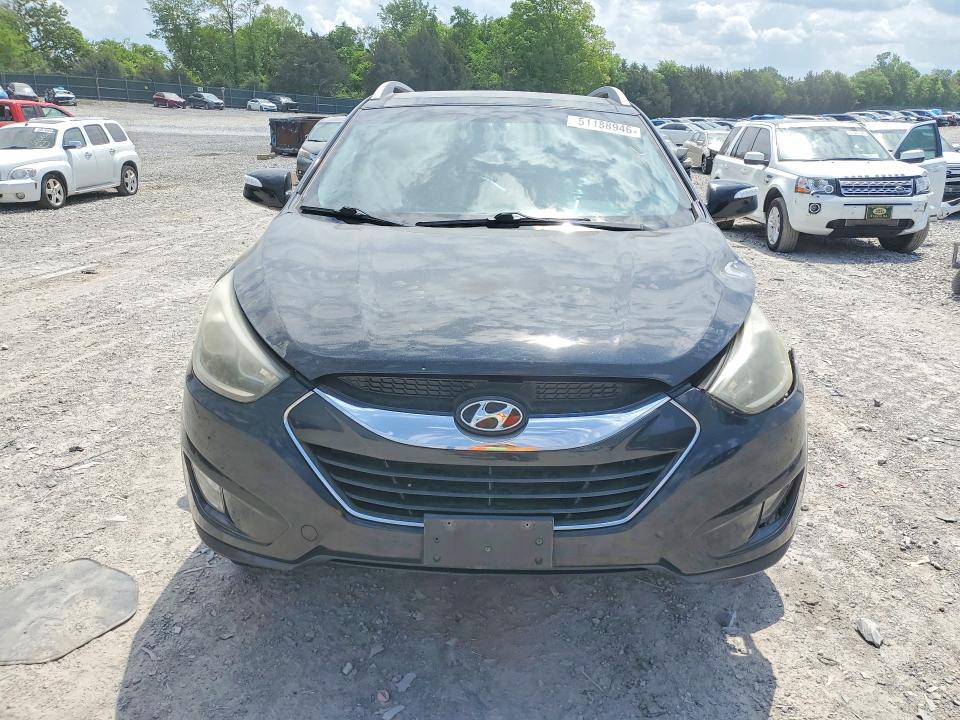 2014 Hyundai Tucson VIN KM8JUCAG7EU797722 COPART salvage auction — FRONT END, Salvage Title, sold $225 on 2026-07-21 (photo 5)
