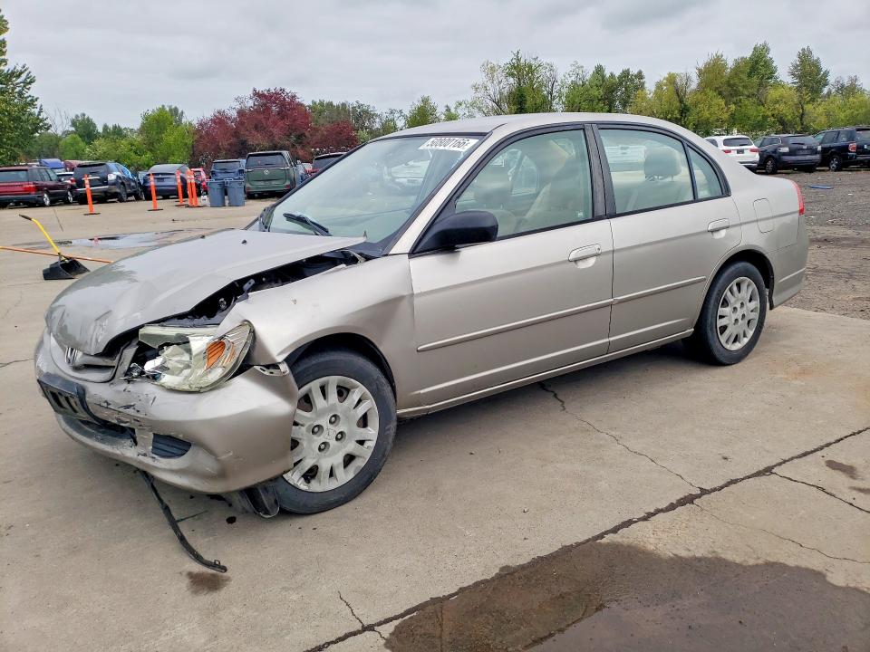 2004 Honda Civic VIN JHMES16514S000302 COPART salvage auction — FRONT END, Or - Lien Papers Salvage, sold $275 on 2026-07-27 (photo 1)