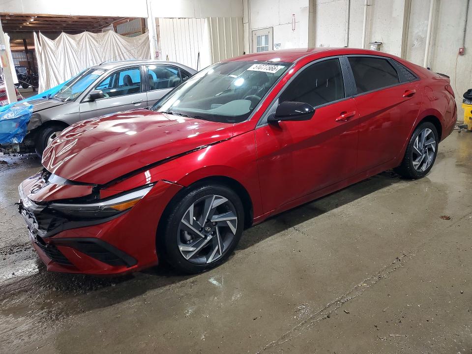 2025 Hyundai Elantra VIN KMHLM4DG0SU940905 — COPART salvage auction photo