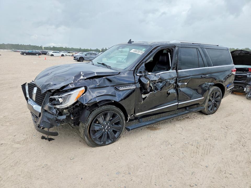 2023 Lincoln Navigator VIN 5LMJJ3KG7PEL06454 COPART salvage auction — FRONT END, Fl - Certificate Of Destruction, sold $18,200 on 2026-07-21 (photo 1)