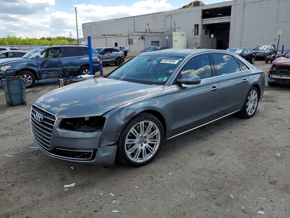 2015 Audi A8 VIN WAU3MAFD3FN002481 — COPART salvage auction photo