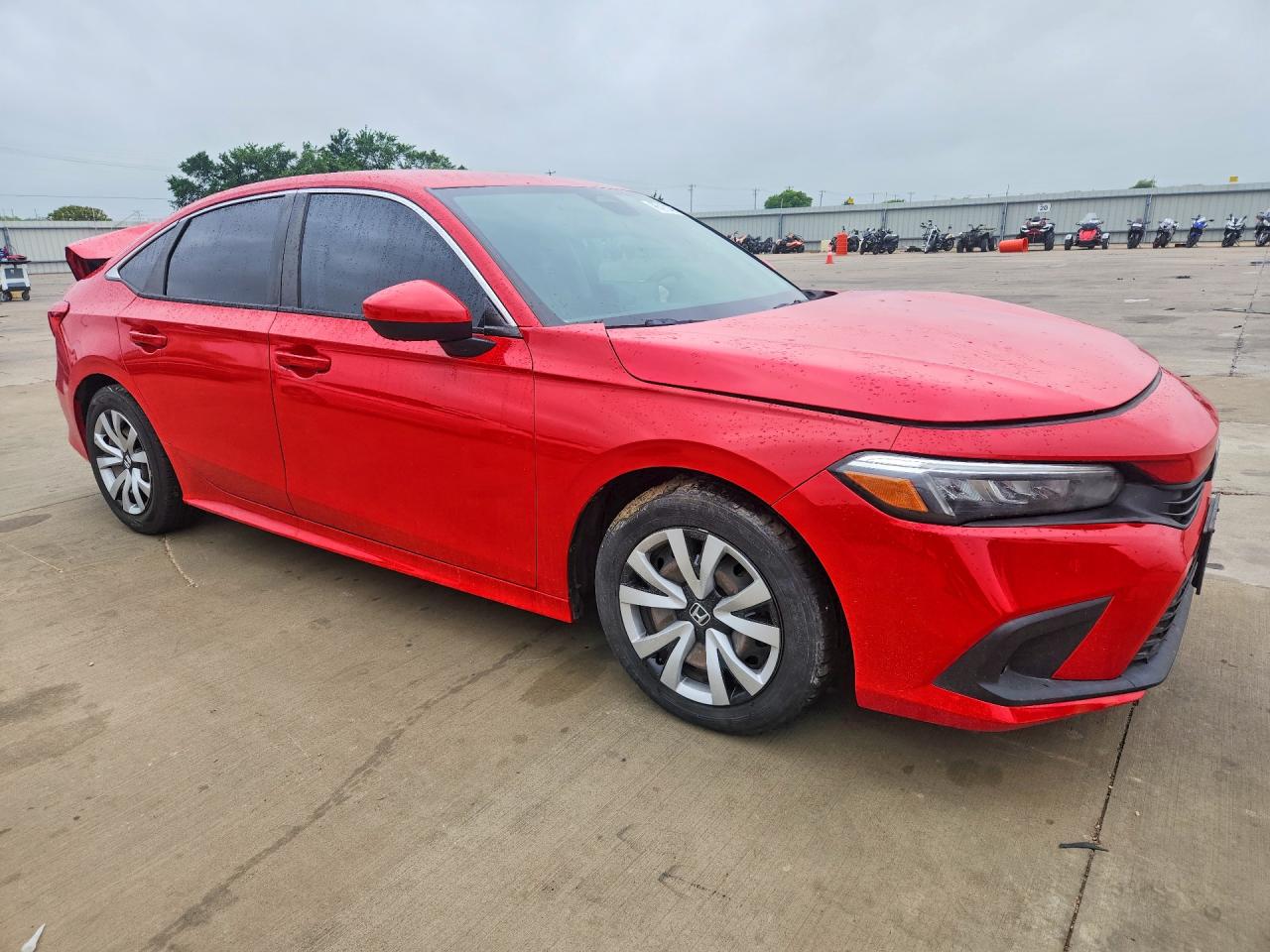 2022 Honda Civic VIN 2HGFE2F29NH507936 COPART salvage auction — Rear End, TX - SALVAGE VEHICLE TITLE, sold $3,500 on 2026-06-25 (photo 4)