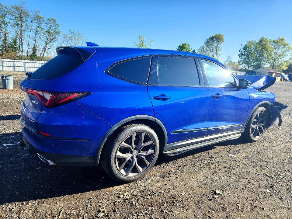 2022 Acura Mdx VIN 5J8YE1H05NL048504 COPART salvage auction — FRONT END, Nj - Cert Of Title-Salvage, sold $6,300 on 2026-07-02 (photo 3)