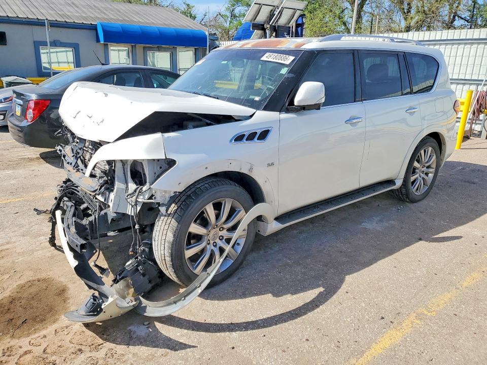 2014 Infiniti VIN JN8AZ2NE8E9062909 COPART salvage auction — FRONT END, Id - Salvage Certificate Of Title, sold $950 on 2026-07-20 (photo 1)