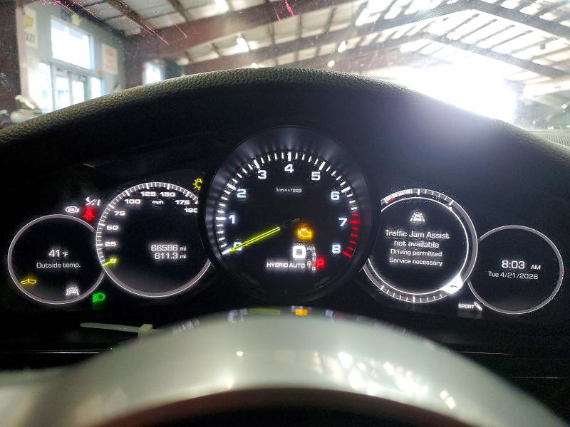 2018 Porsche Panamera VIN WP0AE2A73JL128732 COPART salvage auction — FRONT END, Ny - Certificate Of Title (P), sold $28,750 on 2026-07-27 (photo 9)