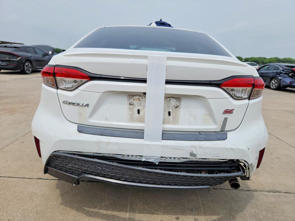 2021 Toyota Corolla VIN 5YFS4MCE8MP065346 COPART salvage auction — REAR END, TX - CERTIFICATE OF TITLE, sold $9,400 on 2026-07-02 (photo 6)