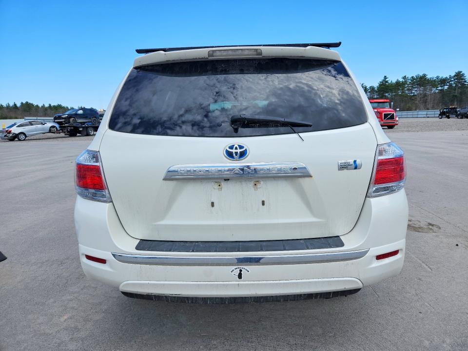 2011 Toyota Highlander hybrid VIN JTEBC3EH3B2001713 COPART salvage auction — FRONT END, Me - Cert Of Title-Salvage Collisio, sold $1,300 on 2026-07-15 (photo 6)