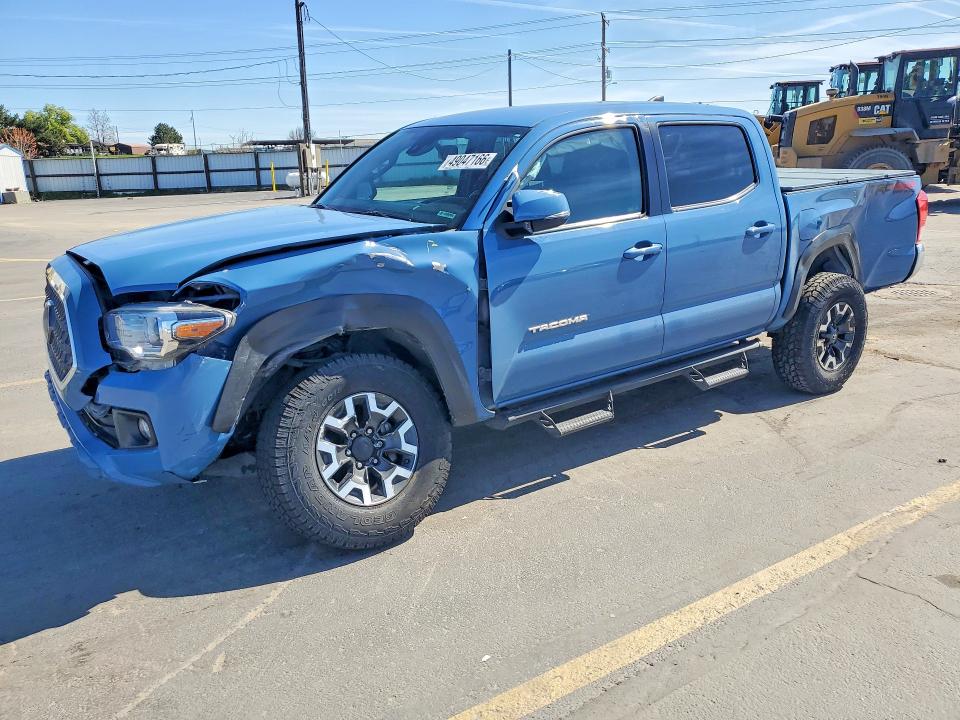 2019 Toyota Tacoma VIN 3TMCZ5ANXKM278205 COPART salvage auction — SIDE, ID - SALVAGE CERTIFICATE OF TITLE, sold $12,700 on 2026-07-30 (photo 1)