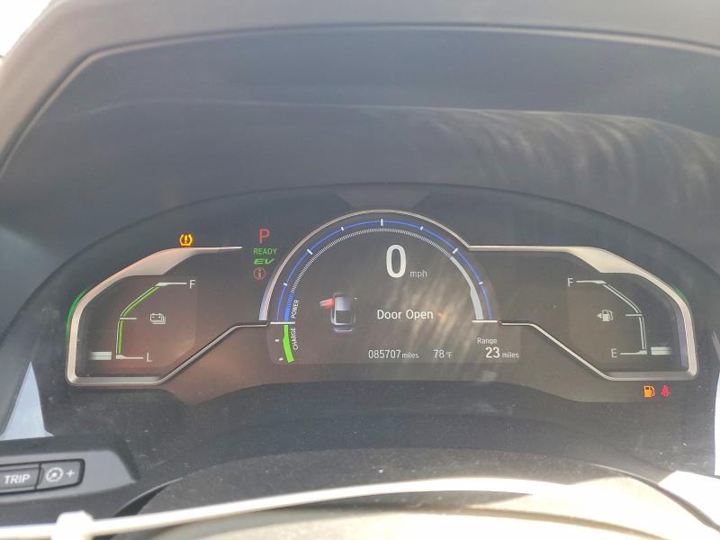 2018 Honda Clarity VIN JHMZC5F33JC019606 COPART salvage auction — REAR END, Ca - Salvage Certificate, sold $1,850 on 2026-07-21 (photo 9)