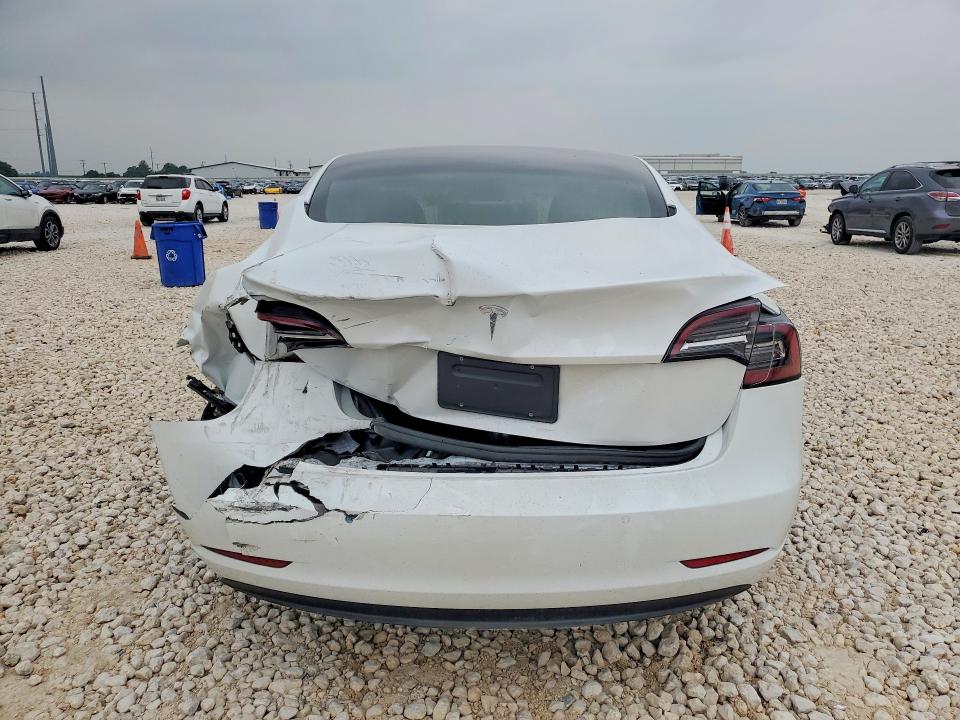 2020 Tesla Model 3 VIN 5YJ3E1EA1LF792722 COPART salvage auction — REAR END, Tx - Salvage Vehicle Title, sold $3,550 on 2026-07-16 (photo 6)