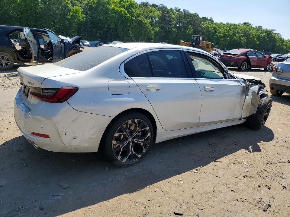 2025 BMW 3 series VIN 3MW69CW02S8F18075 COPART salvage auction — FRONT END, GA - CERT OF TITLE-SALVAGE, sold $7,600 on 2026-07-10 (photo 3)