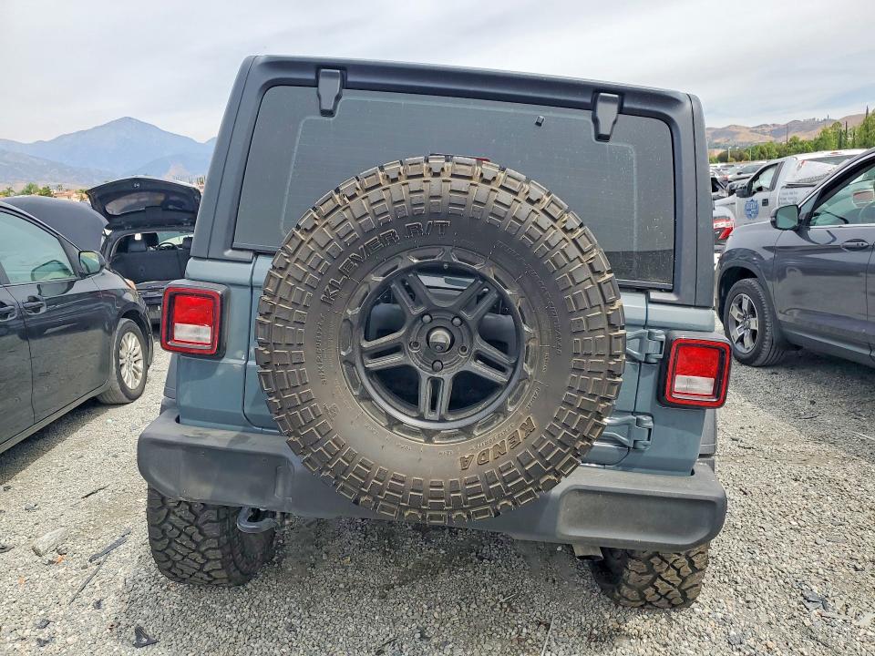 2025 Jeep Wrangler / VIN 1C4PJXAN3SW619917 COPART salvage auction — FRONT END, Salvage Title, sold $13,900 on 2026-07-29 (photo 6)