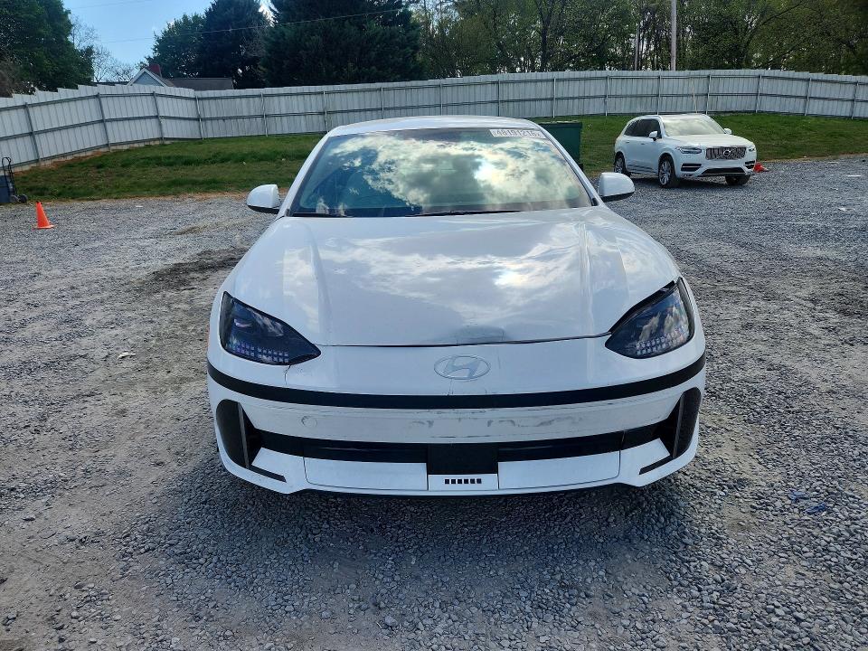 2025 Hyundai Ioniq 6 VIN KMHM34AC4SA114231 COPART salvage auction — FRONT END, Nc - Salvage Certificate Of Title, sold $7,200 on 2026-07-29 (photo 5)