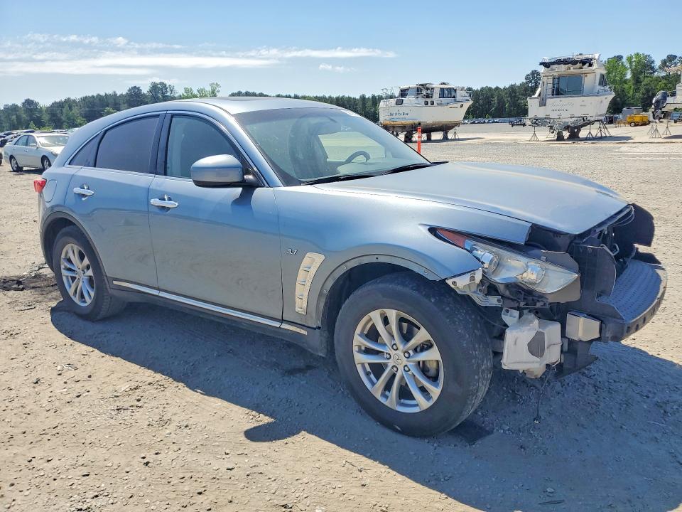 2017 Infiniti Qx70 VIN JN8CS1MW1HM415073 COPART salvage auction — FRONT END, Nc - Salvage Certificate Of Title, sold $3,050 on 2026-07-27 (photo 4)