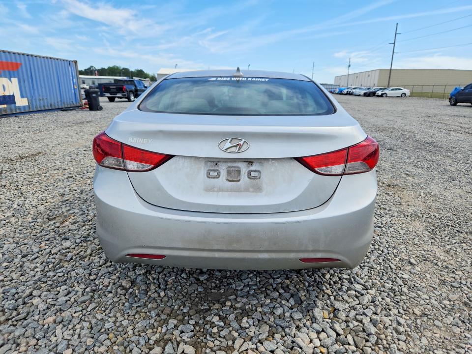 2012 Hyundai Elantra VIN KMHDH4AE2CU241045 COPART salvage auction — FRONT END, Ga - Cert Of Title-Salvage, sold $650 on 2026-07-07 (photo 6)