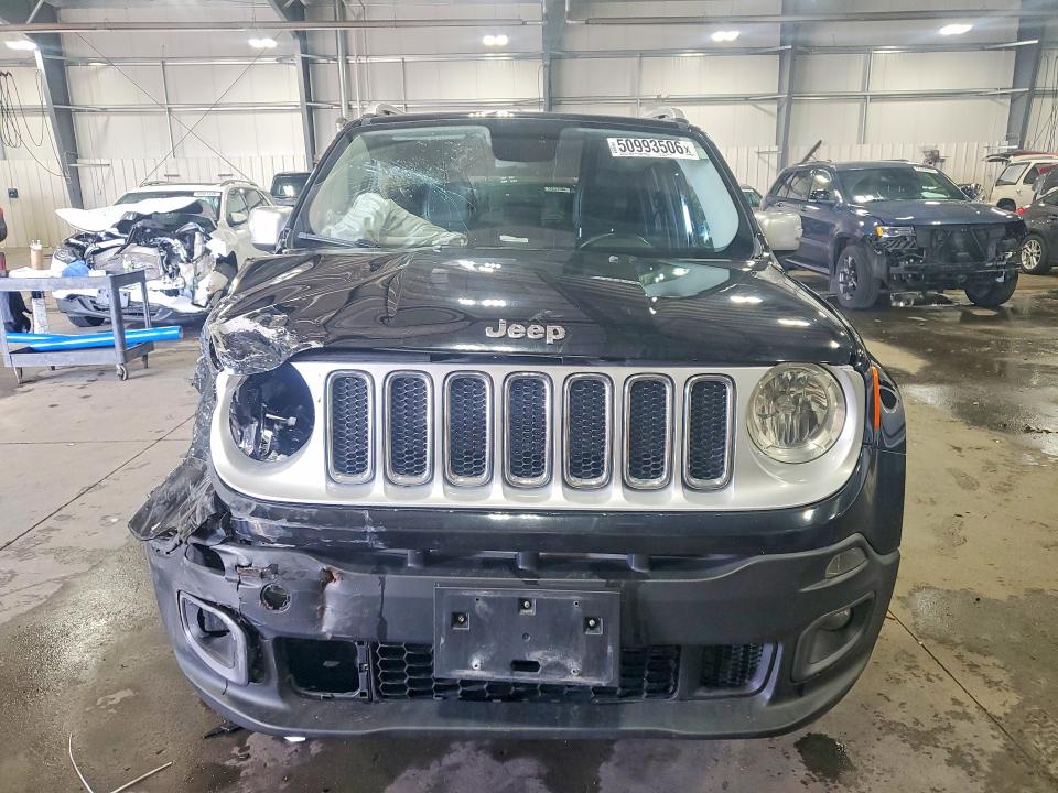 2016 Jeep Renegade VIN ZACCJBDT7GPC94673 COPART salvage auction — FRONT END, Mn - Cert Of Title-Prior Salvage, sold $300 on 2026-08-04 (photo 5)