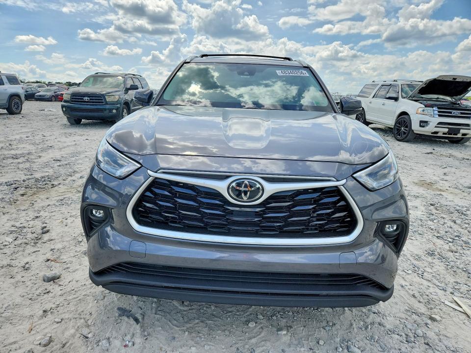 2022 Toyota Highlander VIN 5TDGZRBH5NS174095 COPART salvage auction — SIDE, Ga - Cert Of Title-Salvage, sold $17,600 on 2026-07-27 (photo 5)