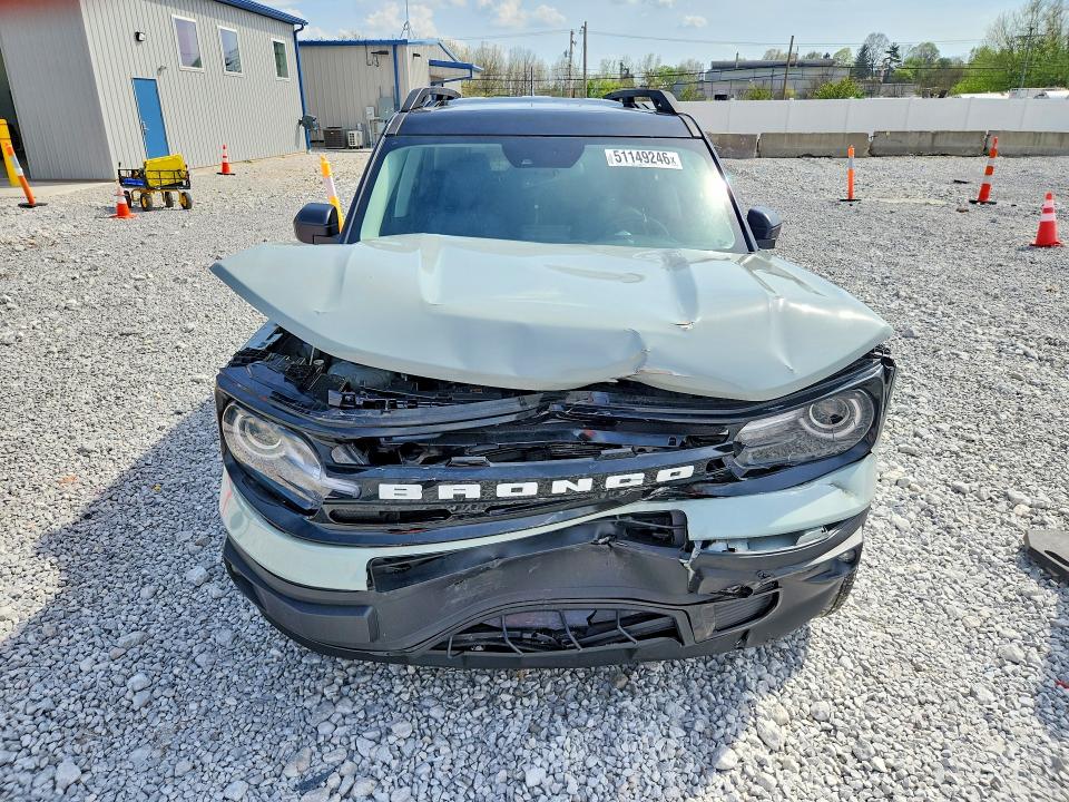2024 Ford Bronco VIN 3FMCR9C65RRF72682 COPART salvage auction — FRONT END, Oh - Cert Of Title-Salvage, sold $9,100 on 2026-07-02 (photo 5)