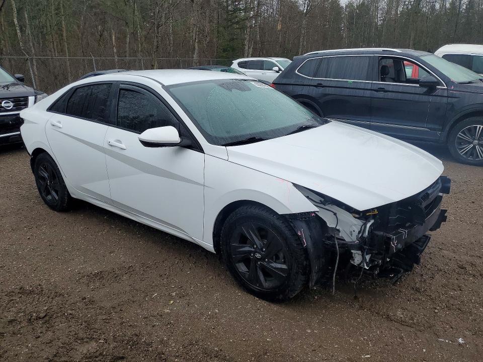 2021 Hyundai Elantra VIN KMHLM4AG9MU212314 COPART salvage auction — FRONT END, On - No Title Available, sold $4,050 on 2026-07-28 (photo 4)
