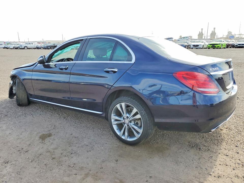 2015 Mercedes-benz C class VIN 55SWF4KBXFU022319 COPART salvage auction — FRONT END, AZ - CERTIFICATE OF TITLE, sold $1,550 on 2026-07-07 (photo 2)
