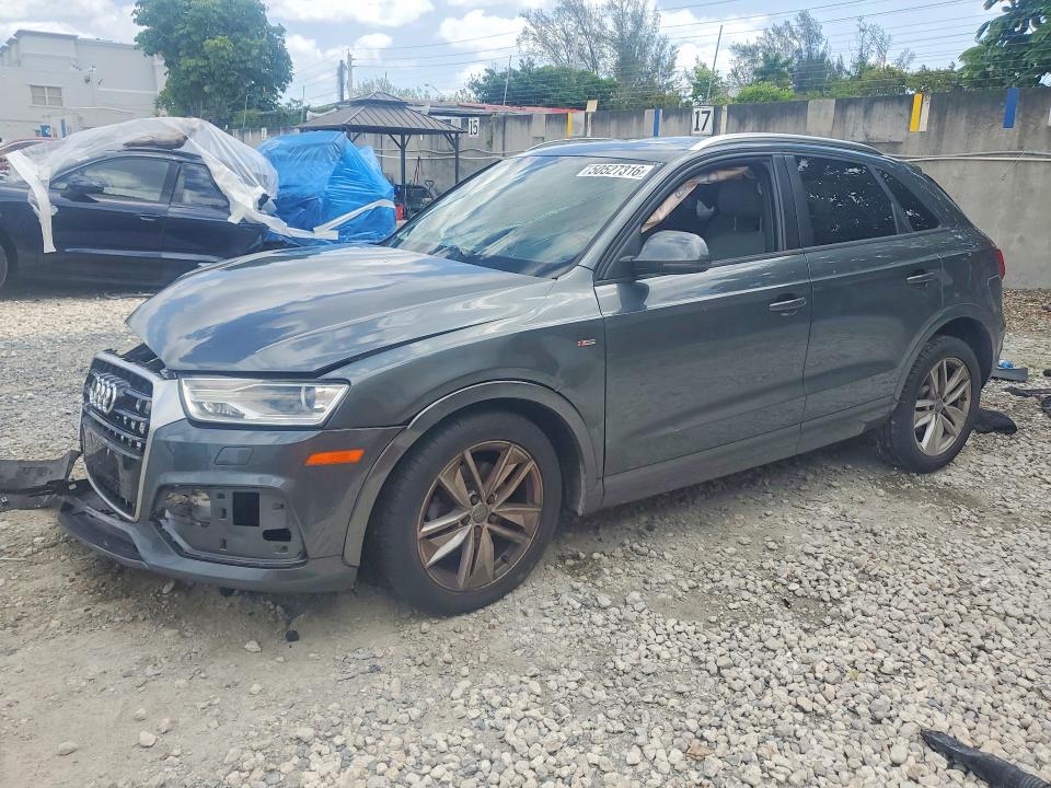 2018 Audi Q3 VIN WA1BCCFS8JR029067 COPART salvage auction — FRONT END, Salvage Title, sold $400 on 2026-07-14 (photo 1)