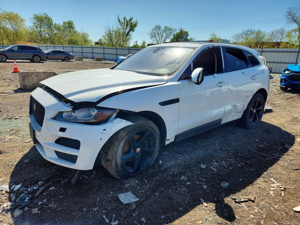 2020 Jaguar F-pace VIN SADCJ2FX0LA649164 COPART salvage auction — VANDALISM, Il - Certificate Of Title, sold $5,500 on 2026-07-22 (photo 1)