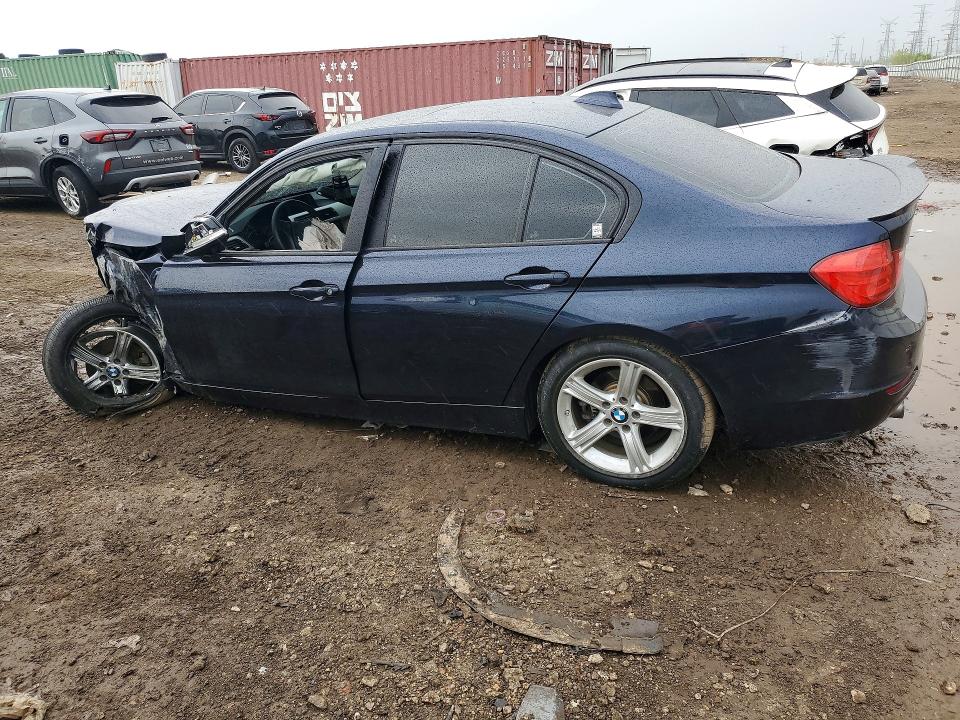 2015 BMW 3er VIN WBA3C3C50FP663580 COPART salvage auction — FRONT END, Il - Salvage Certificate, sold $650 on 2026-07-02 (photo 2)