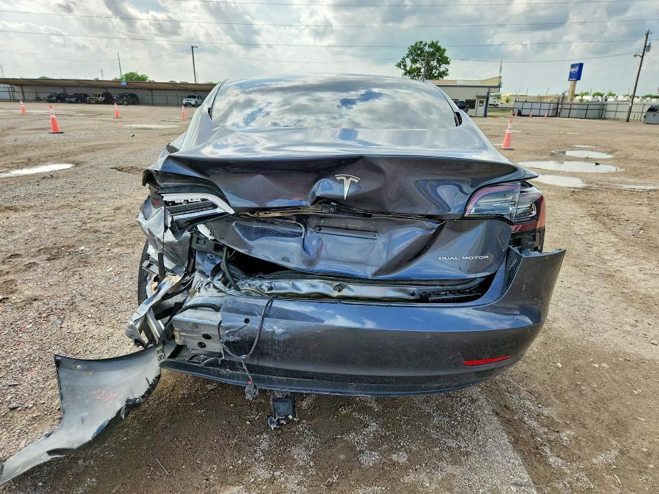 2022 Tesla Model 3 VIN 5YJ3E1EB2NF269656 COPART salvage auction — FRONT END, Tx - Salvage Vehicle Title, sold $30 on 2026-07-29 (photo 6)