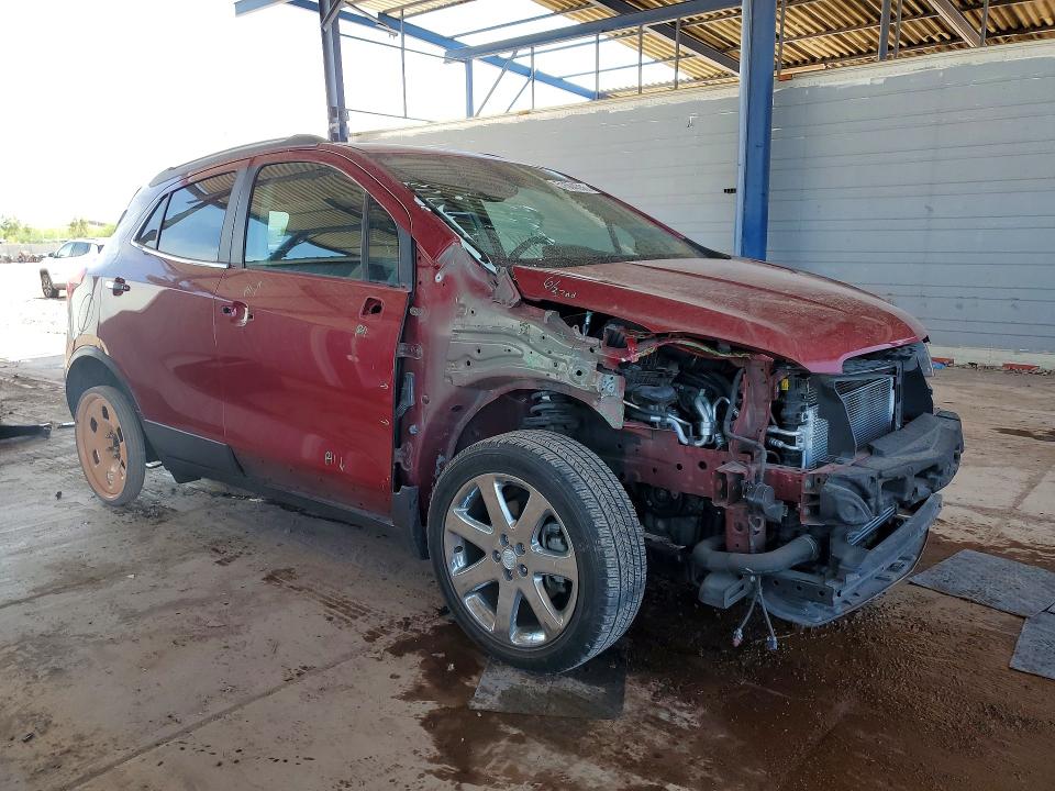 2016 Buick Encore VIN KL4CJCSB8GB568838 COPART salvage auction — FRONT END, Id - Salvage Certificate Of Title, sold $1,550 on 2026-07-07 (photo 4)