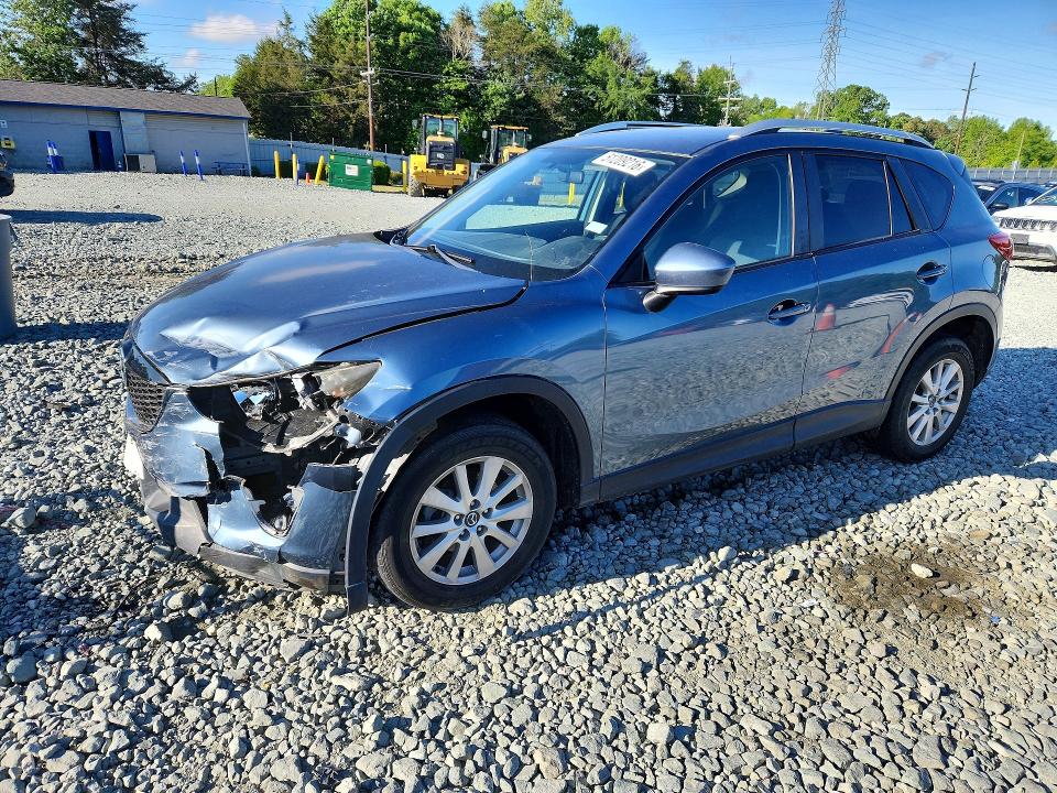 2014 Mazda Cx-5 VIN JM3KE2CY1E0427581 COPART salvage auction — FRONT END, Nc - Salvage Certificate Of Title, sold $2,550 on 2026-07-08 (photo 1)