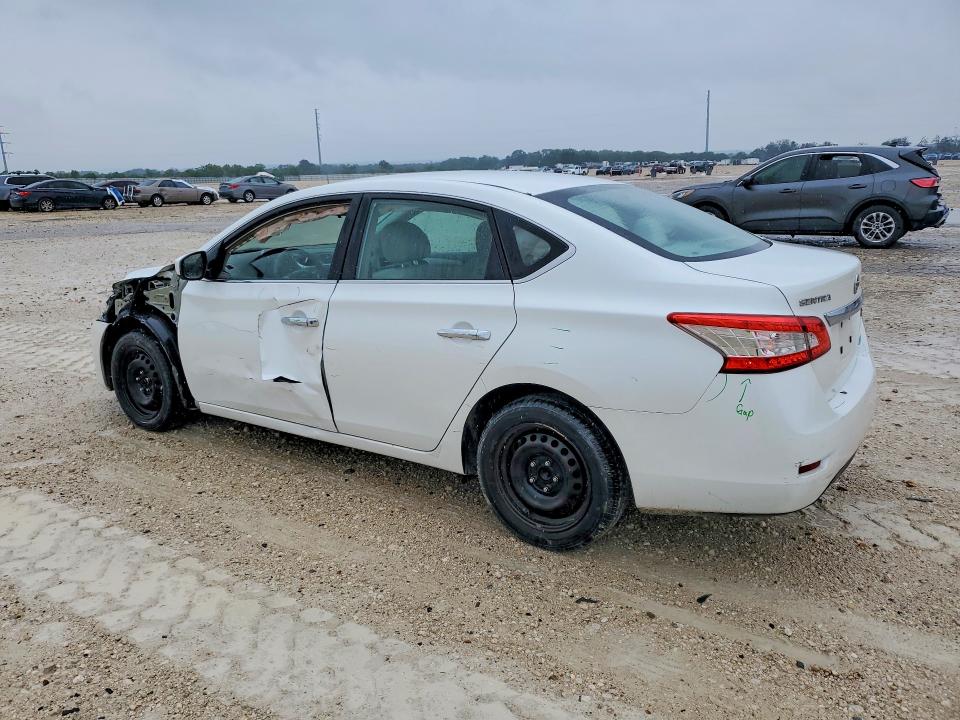 2013 Nissan Sentra VIN 3N1AB7AP6DL693154 COPART salvage auction — SIDE, Tx - Salvage Vehicle Title, sold $1,400 on 2026-07-09 (photo 2)