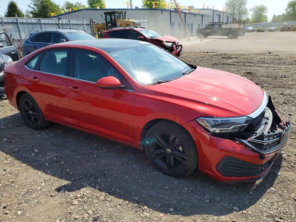 2024 Volkswagen Jetta VIN 3VW7M7BU3RM031729 COPART salvage auction — FRONT END, Md - Cert Of Salvage > 75% Damage, sold $3,050 on 2026-07-27 (photo 4)