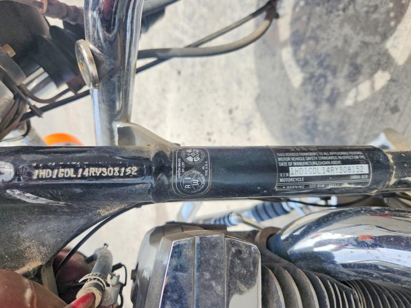 1994 Harley-davidson Fxdl VIN 1HD1GDL14RY308152 COPART salvage auction — REAR END, Tx - Certificate Of Title, sold $1,000 on 2026-07-06 (photo 8)