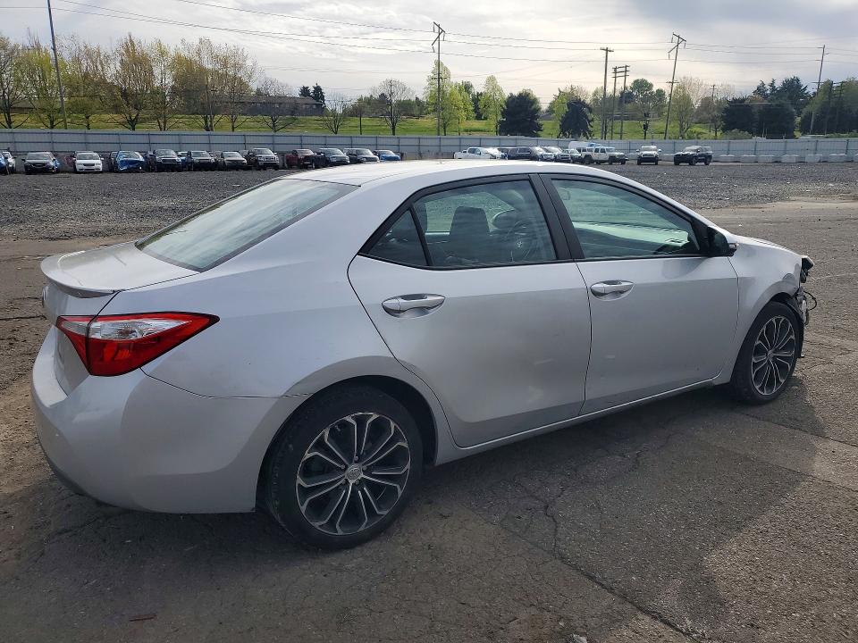 2015 Toyota Corolla VIN 5YFBURHE3FP340209 COPART salvage auction — FRONT END, Or - Salvage Title Certificate, sold $5,700 on 2026-07-06 (photo 3)