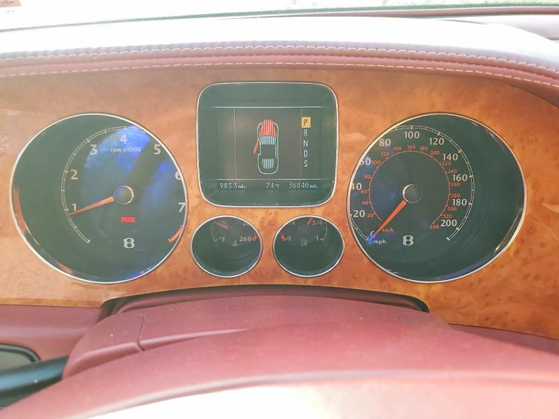 2006 Bentley Continental VIN SCBCR63W66C032452 COPART salvage auction — REAR END, Md - Cert Of Salvage > 75% Damage, sold $6,800 on 2026-07-21 (photo 9)