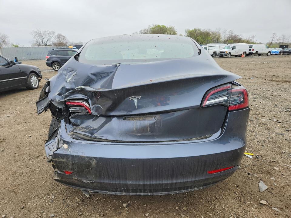 2021 Tesla VIN 5YJ3E1EA5MF100169 COPART salvage auction — REAR END, MD - CERT OF SALVAGE > 75% DAMAGE, sold $3,650 on 2026-07-28 (photo 6)