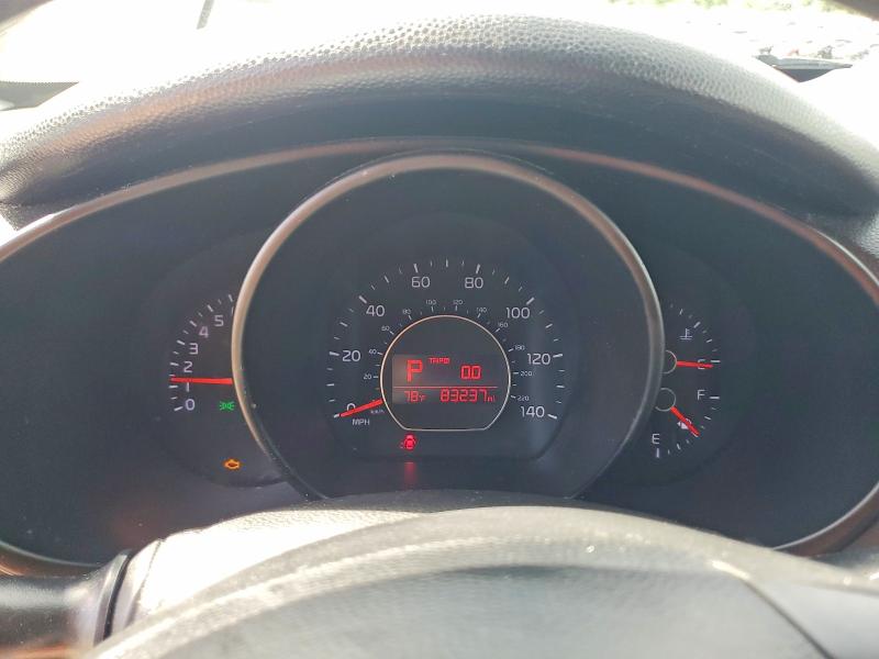 2016 Kia Soul VIN KNDJN2A26G7267811 COPART salvage auction — FRONT END, Ky - Certificate Of Title, sold $750 on 2026-07-22 (photo 9)