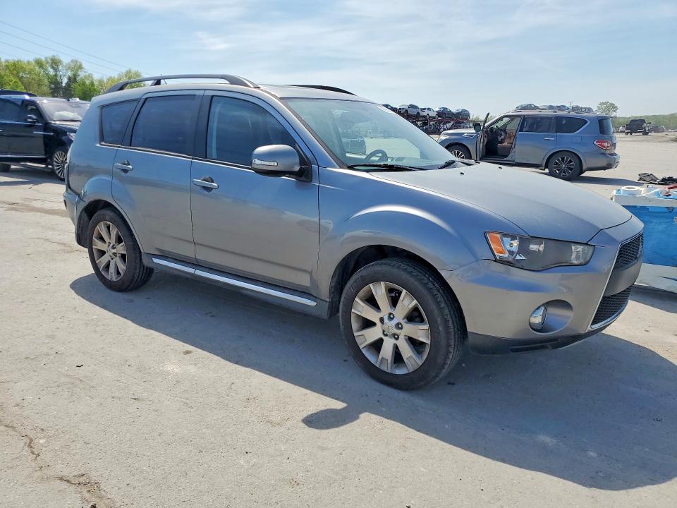 2013 Mitsubishi Outlander VIN JA4JT3AW0DU005210 COPART salvage auction — REAR END, Tn - Salvage Certificate, sold $675 on 2026-07-29 (photo 4)