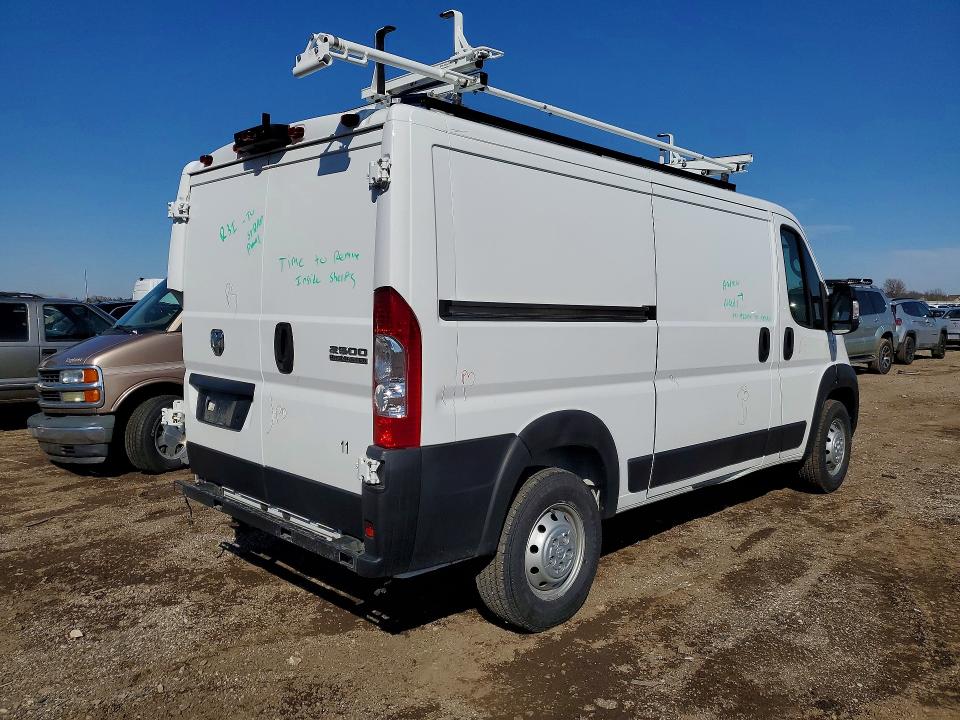 2023 Ram Promaster city VIN 3C6LRVVG4PE529692 COPART salvage auction — REAR END, Il - Salvage Certificate, sold $7,900 on 2026-07-09 (photo 3)